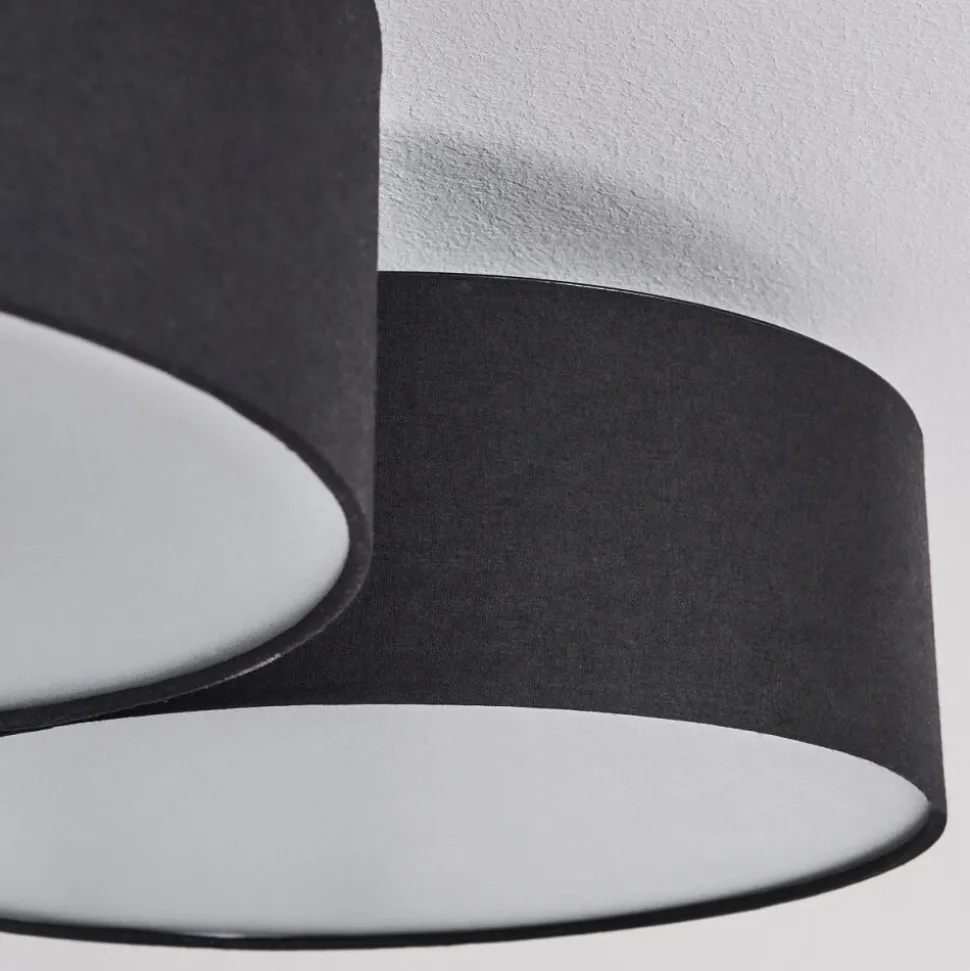 Plafonnier Purus Led Noir, 1 Lumiere