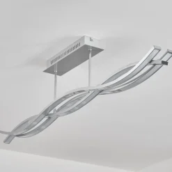 Plafonnier Rabius Led Argente, 3 Lumieres