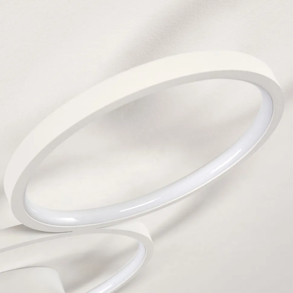 Plafonnier Rodekro Led Blanc, 1 Lumiere