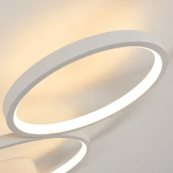 Plafonnier Rodekro Led Blanc, 1 Lumiere