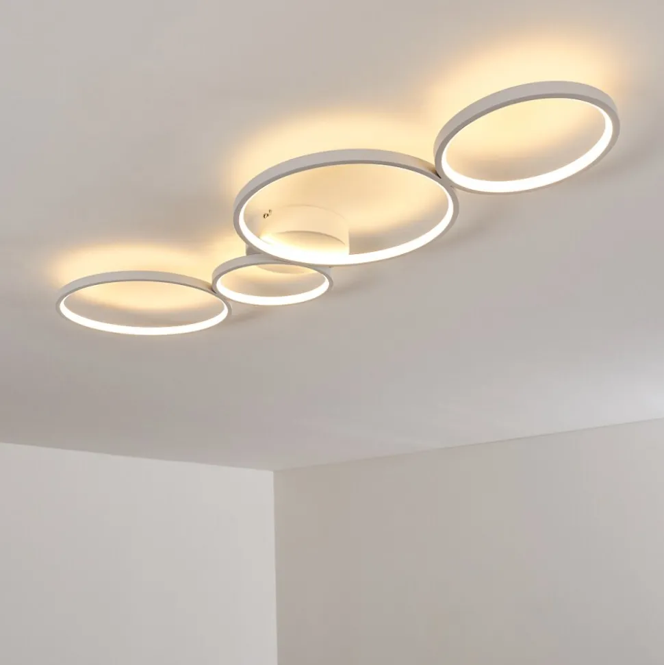 Plafonnier Rodekro Led Blanc, 1 Lumiere