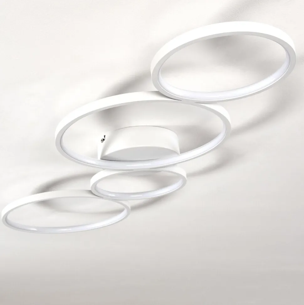 Plafonnier Rodekro Led Blanc, 1 Lumiere