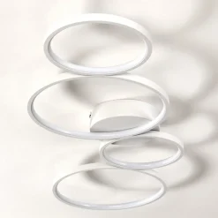 Plafonnier Rodekro Led Blanc, 1 Lumiere