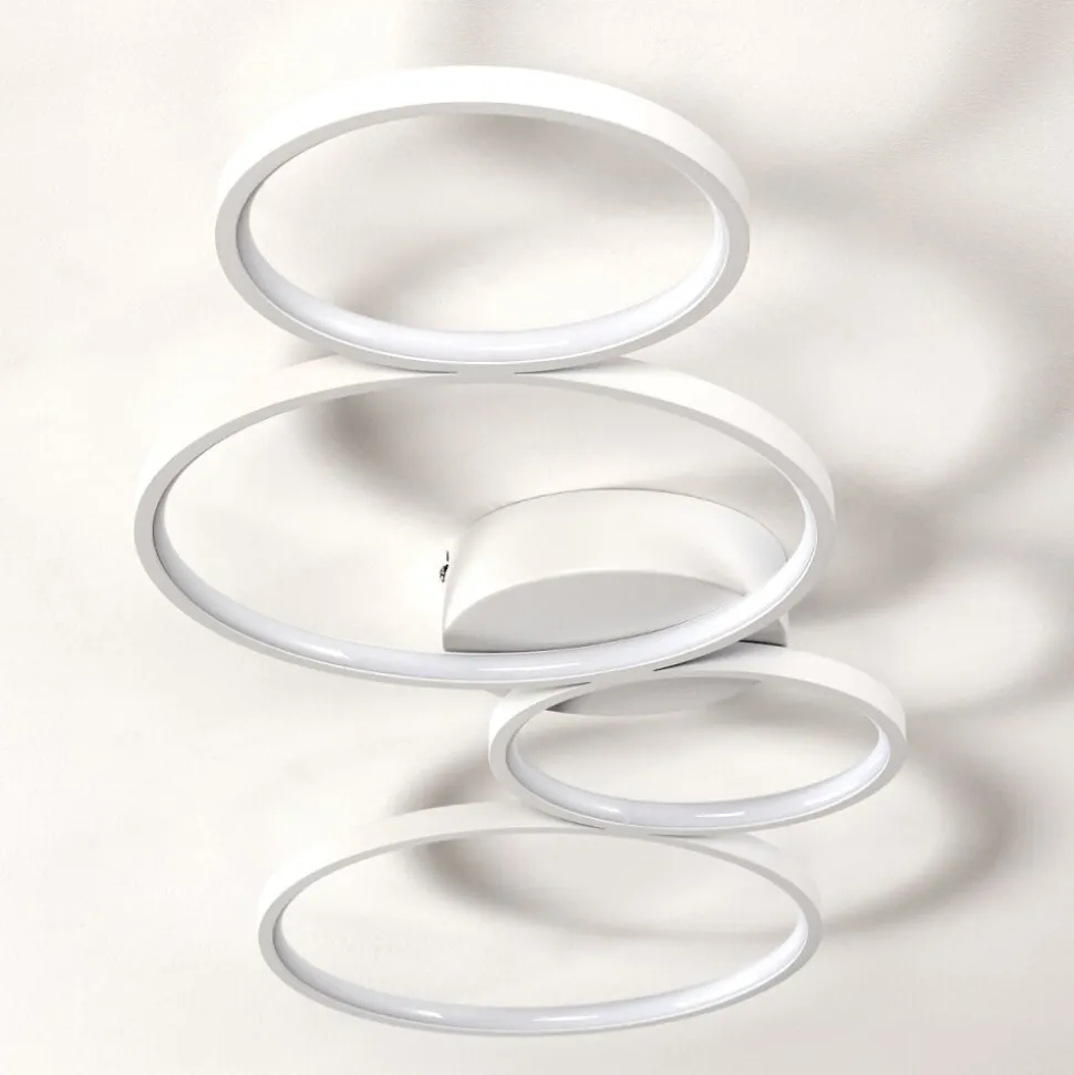Plafonnier Rodekro Led Blanc, 1 Lumiere