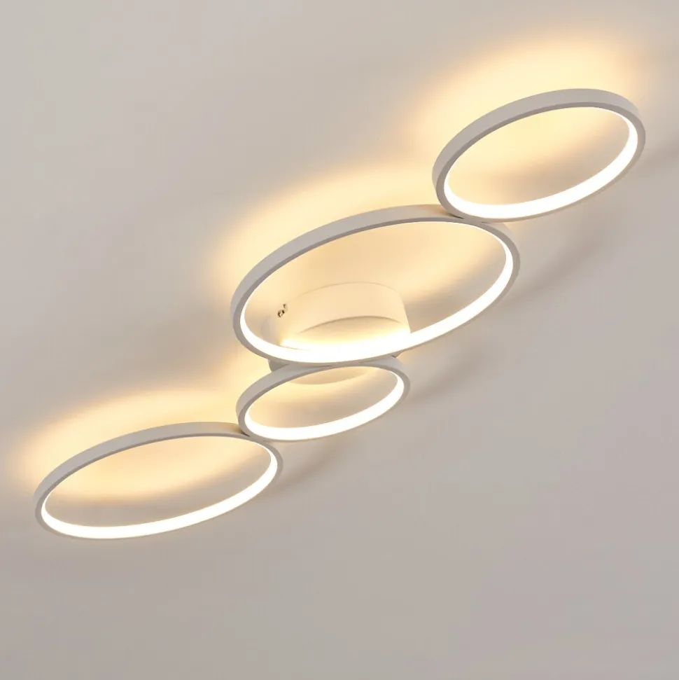 Plafonnier Rodekro Led Blanc, 1 Lumiere