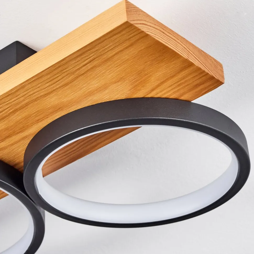 Plafonnier Rodekro Led Ecru, Noir, 1 Lumiere