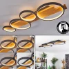 Plafonnier Rodekro Led Ecru, Noir, 1 Lumiere