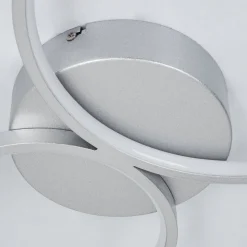 Plafonnier Rodekro Led Nickel Mat, 1 Lumiere