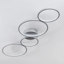 Plafonnier Rodekro Led Nickel Mat, 1 Lumiere