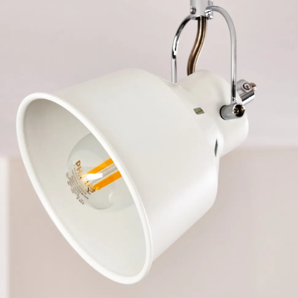 Plafonnier Safari Blanc, 4 Lumieres