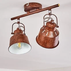 Plafonnier Safari Rouille, 2 Lumieres