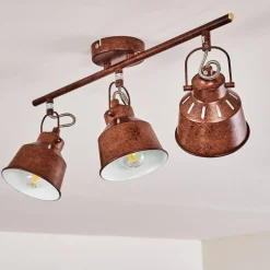 Plafonnier Safari Rouille, 3 Lumieres