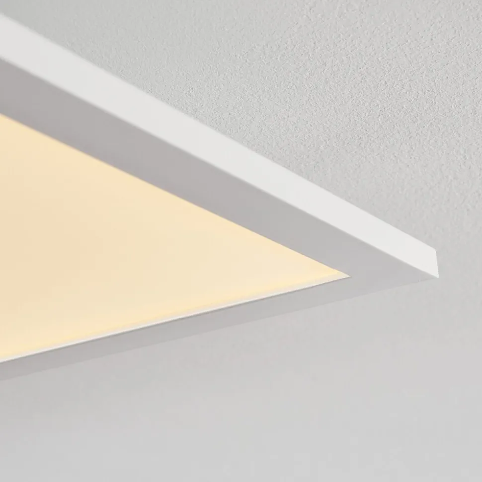 Plafonnier Salmi Led Blanc, 1 Lumiere