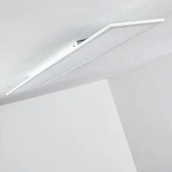 Plafonnier Salmi Led Blanc, 1 Lumiere