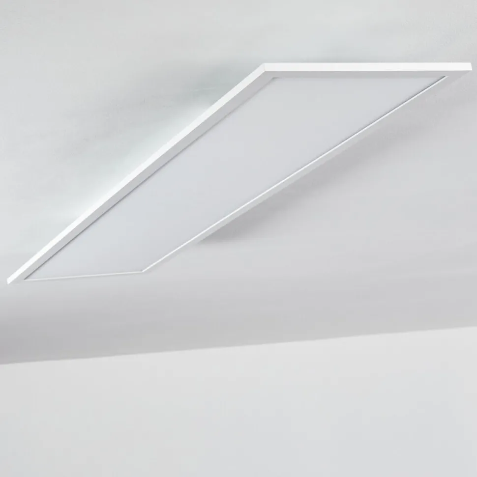 Plafonnier Salmi Led Blanc, 1 Lumiere