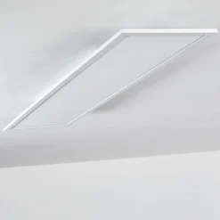 Plafonnier Salmi Led Blanc, 1 Lumiere, Telecommandes