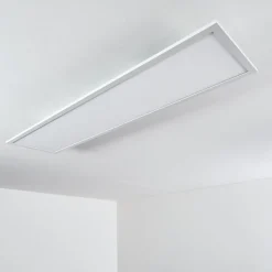 Plafonnier Salmi Led Blanc, 1 Lumiere, Telecommandes