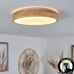 Plafonnier Samaira Led Blanc, 1 Lumiere