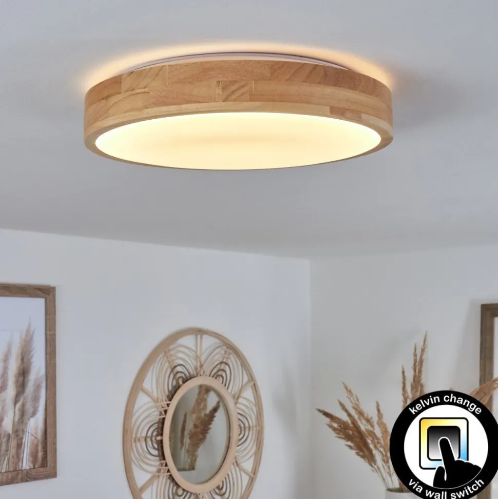 Plafonnier Samaira Led Blanc, 1 Lumiere