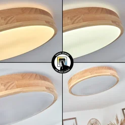 Plafonnier Samaira Led Blanc, 1 Lumiere