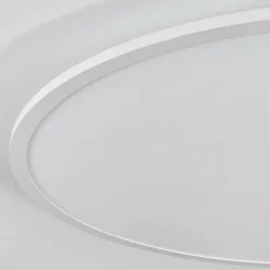 Plafonnier Sani Led Blanc, 1 Lumiere, Telecommandes, Changeur De Couleurs