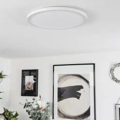 Plafonnier Sasinhosa Led Blanc, 1 Lumiere, Telecommandes