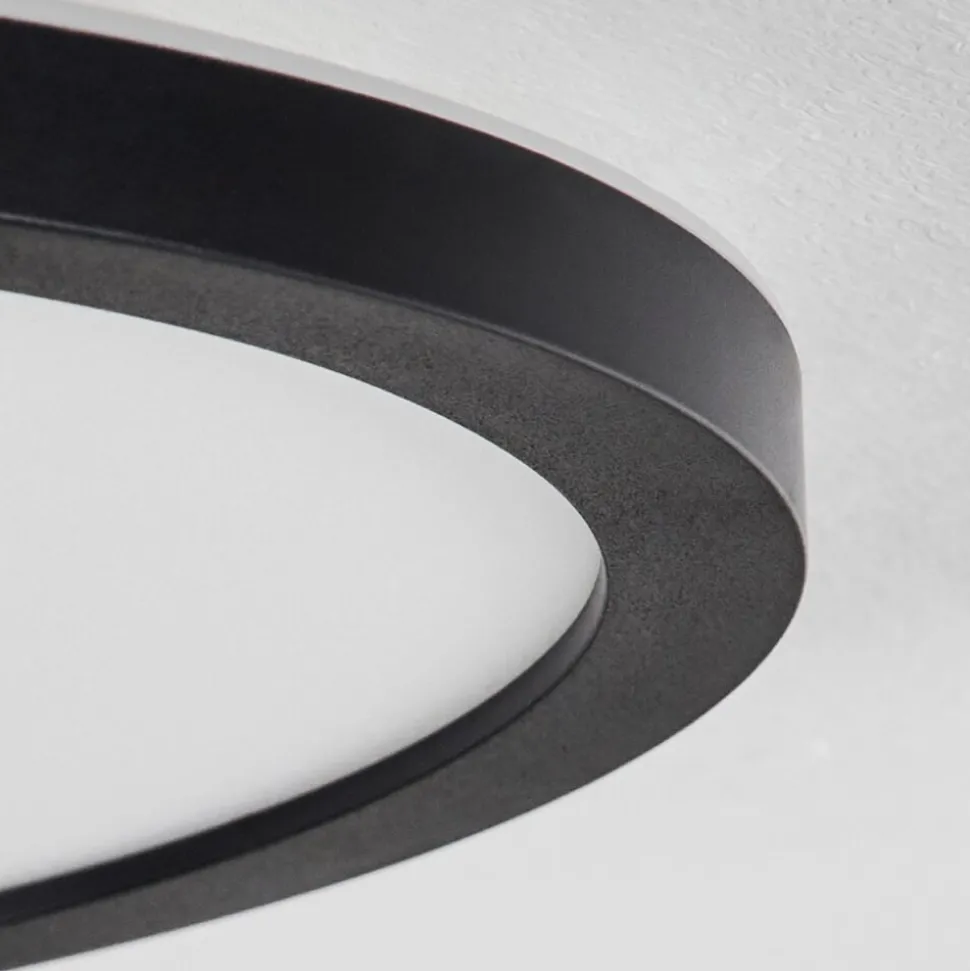 Plafonnier Sasinhosa Led Noir, 1 Lumiere, Telecommandes