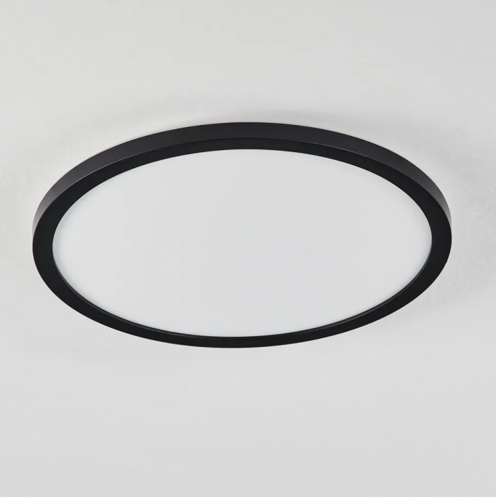 Plafonnier Sasinhosa Led Noir, 1 Lumiere, Telecommandes