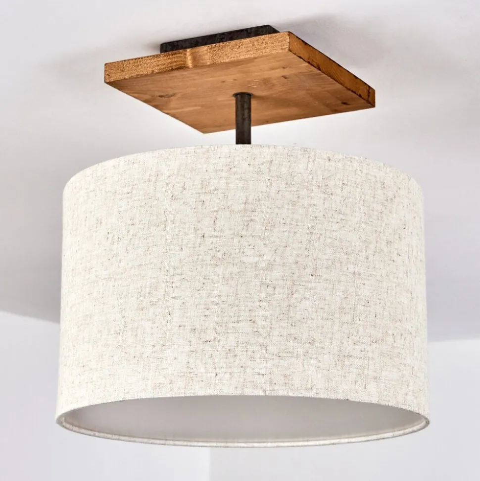 Plafonnier Shiburg Bois Clair, 1 Lumiere
