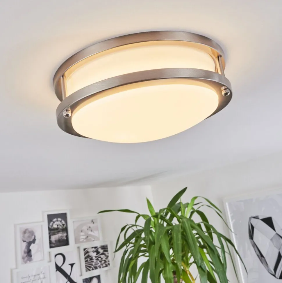 Plafonnier Sora Led Blanc, 1 Lumiere