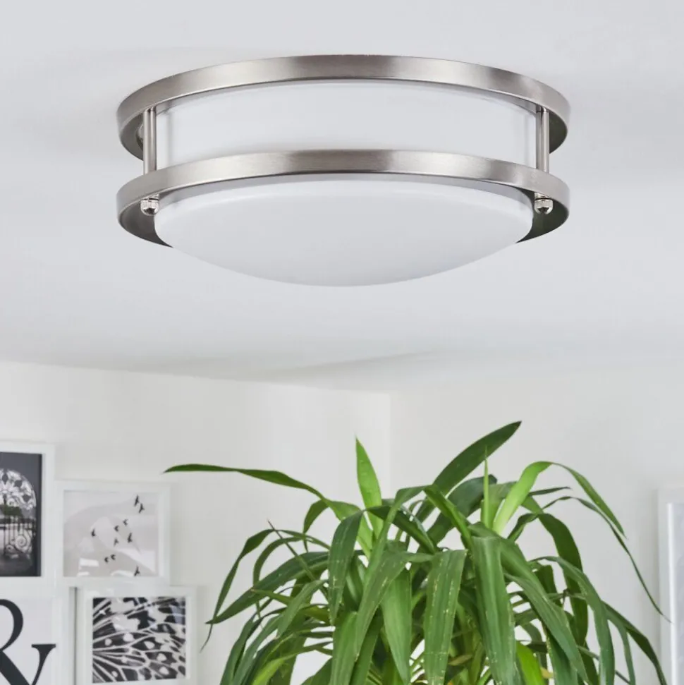 Plafonnier Sora Led Blanc, 1 Lumiere