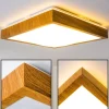 Plafonnier Sora Wood Led Bois Clair, 1 Lumiere