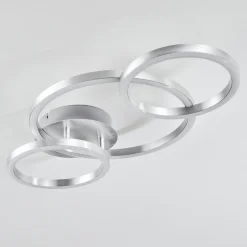 Plafonnier Sorte Led Nickel Mat, 1 Lumiere