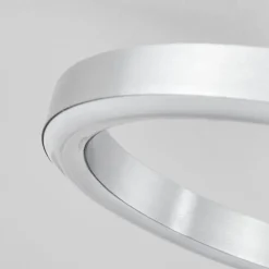 Plafonnier Sorte Led Nickel Mat, 1 Lumiere