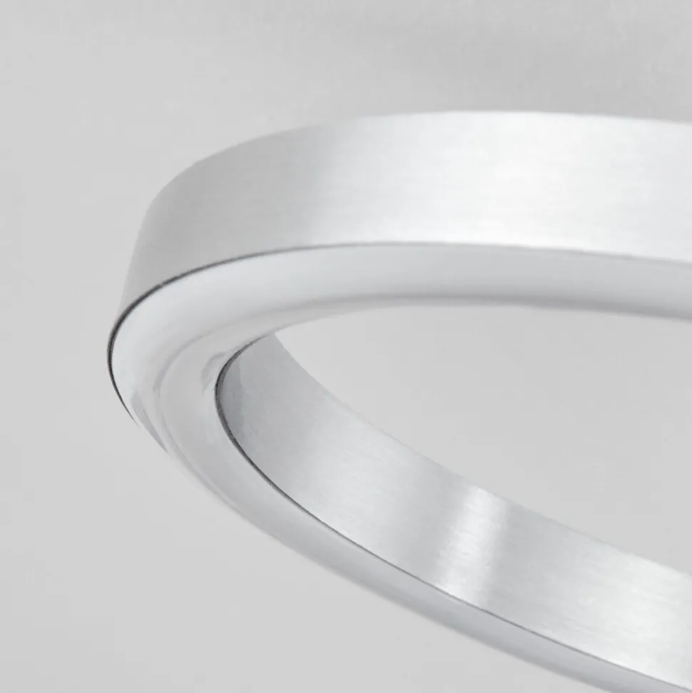 Plafonnier Sorte Led Nickel Mat, 1 Lumiere