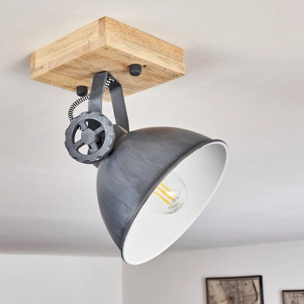 Plafonnier Svanfolk Bleu, Brun, Gris, Blanc, 1 Lumiere