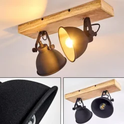 Plafonnier Svanfolk Bois Clair, 2 Lumieres