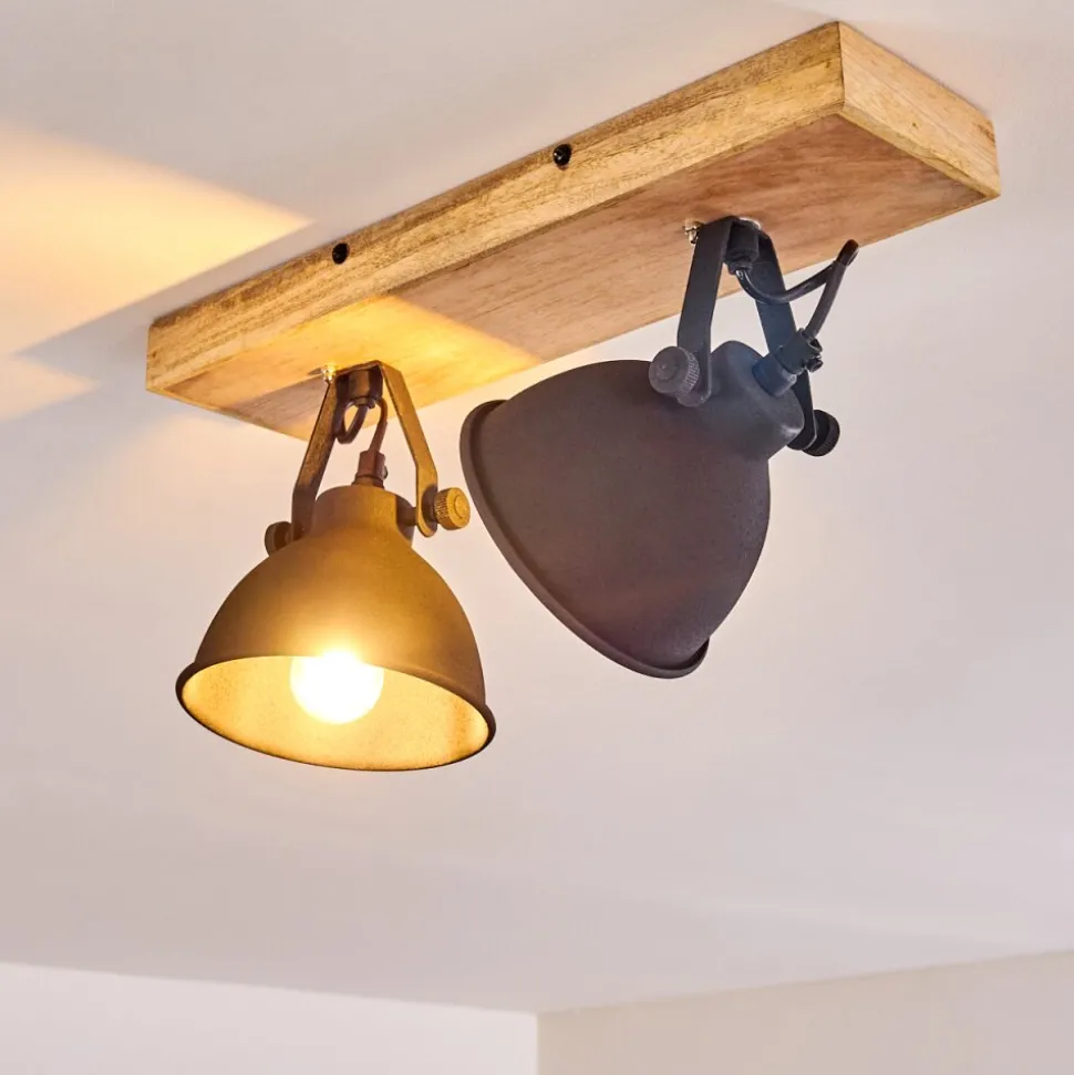 Plafonnier Svanfolk Bois Clair, 2 Lumieres