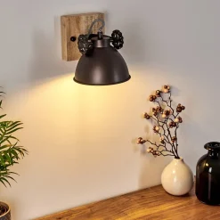 Plafonnier Svanfolk Brun, Noir, Blanc, 1 Lumiere