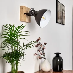 Plafonnier Svanfolk Brun, Noir, Blanc, 1 Lumiere