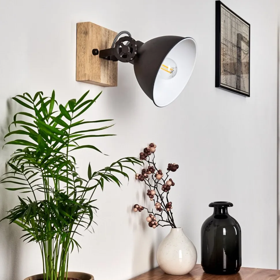 Plafonnier Svanfolk Brun, Noir, Blanc, 1 Lumiere