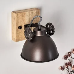 Plafonnier Svanfolk Brun, Noir, Blanc, 1 Lumiere