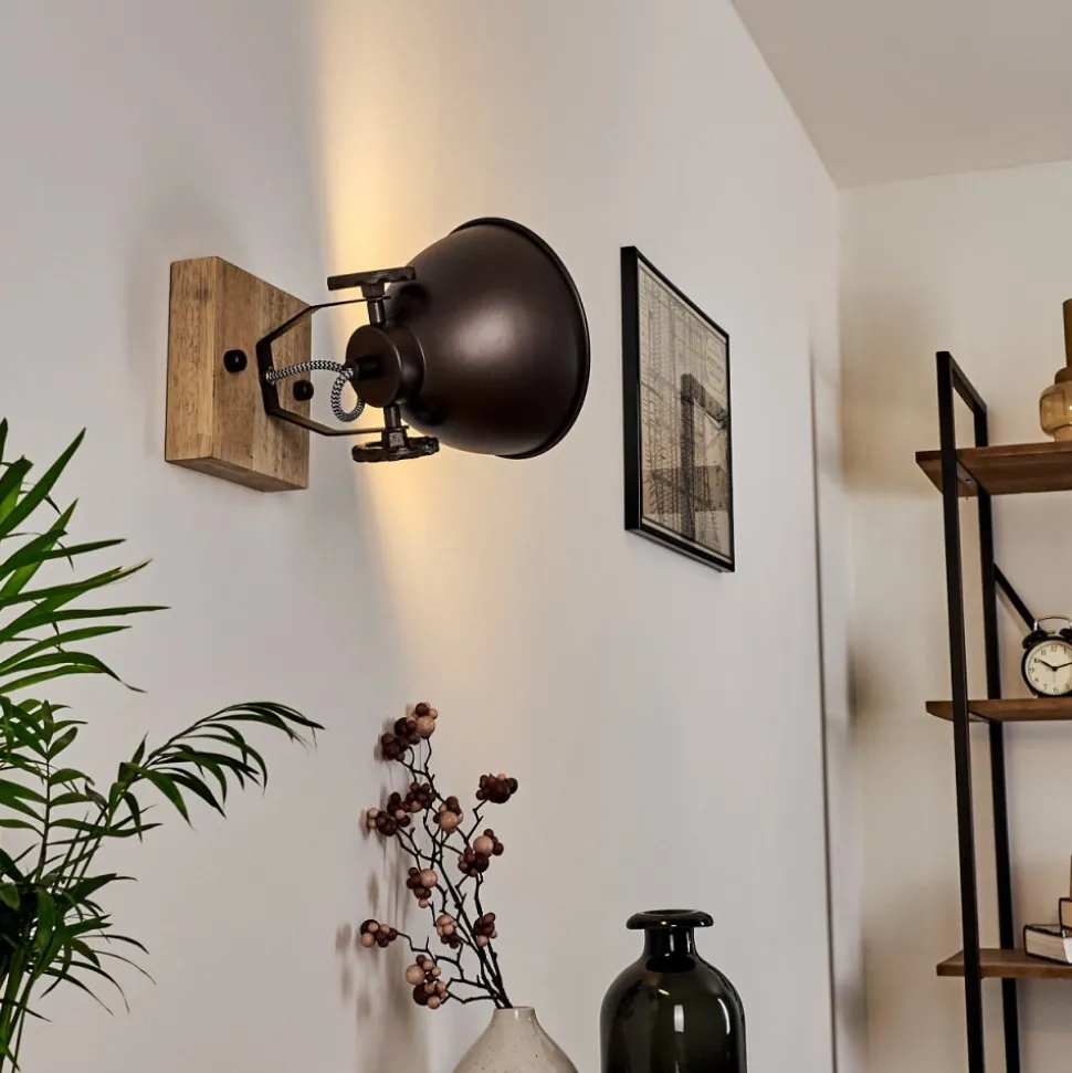 Plafonnier Svanfolk Brun, Noir, Blanc, 1 Lumiere