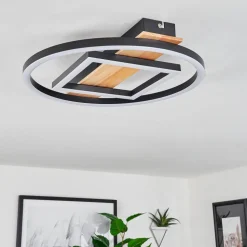 Plafonnier Taboneira Led Ecru, Noir, Blanc, 1 Lumiere