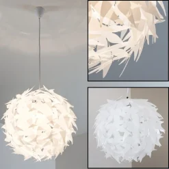 Plafonnier Tavani Blanc, 1 Lumiere