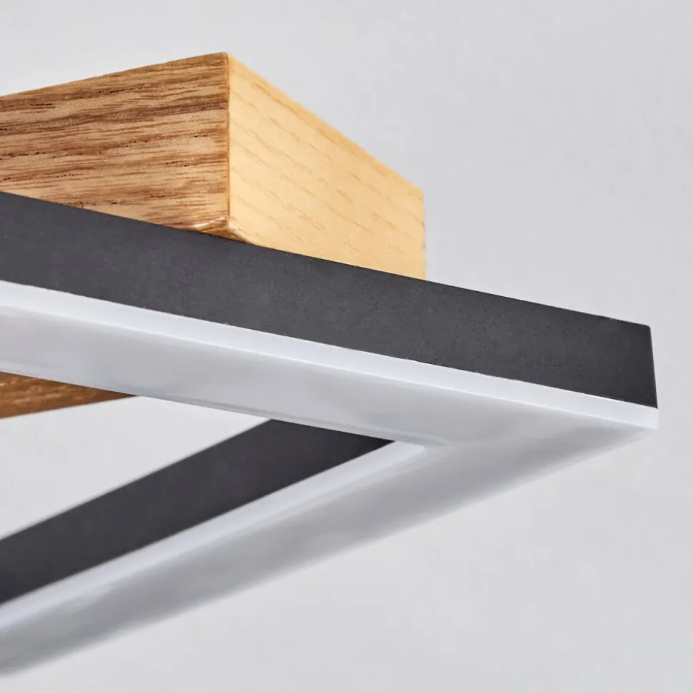 Plafonnier Tavon Led Ecru, Noir, 1 Lumiere