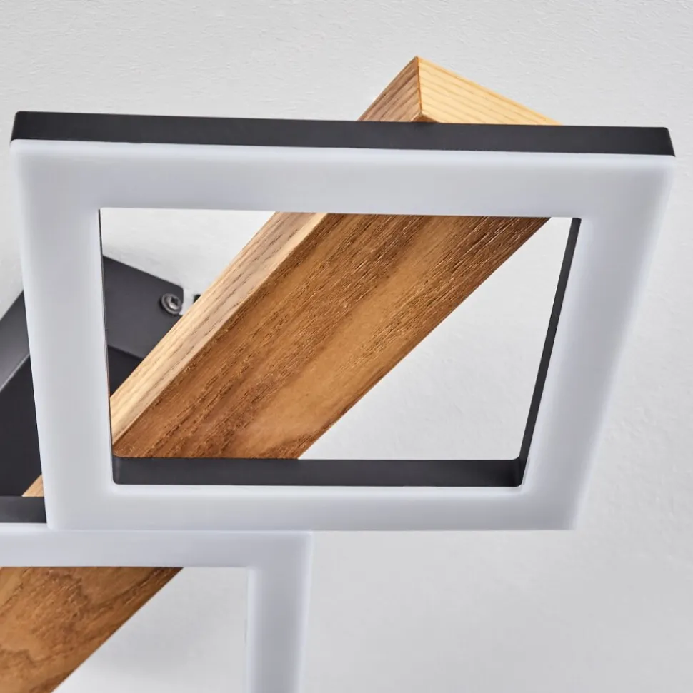 Plafonnier Tavon Led Ecru, Noir, 1 Lumiere