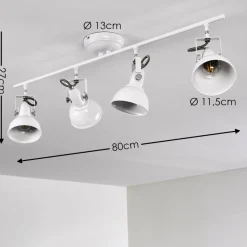 Plafonnier Tina Blanc, 4 Lumieres