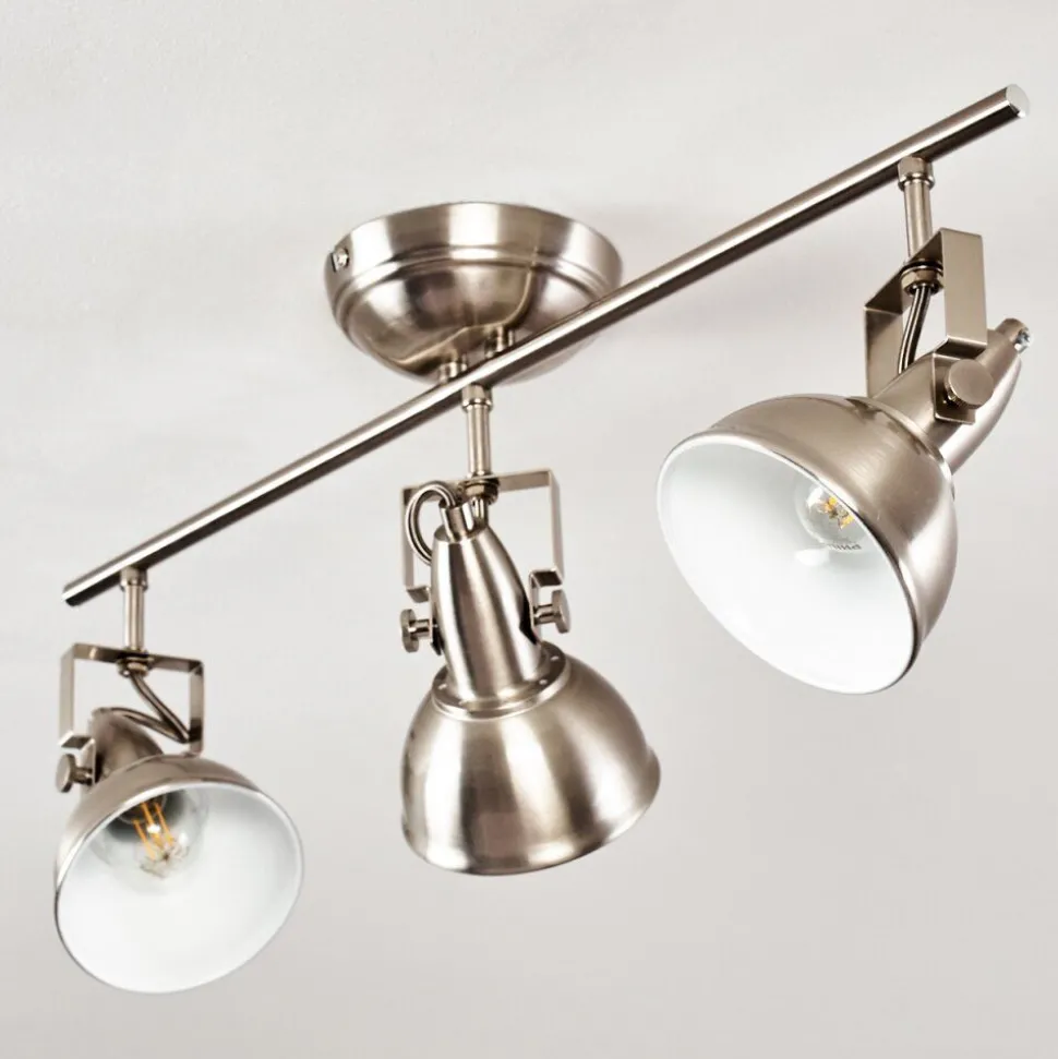 Plafonnier Tina Nickel Mat, 3 Lumieres