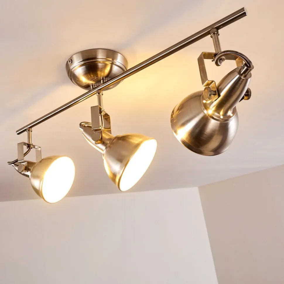 Plafonnier Tina Nickel Mat, 3 Lumieres